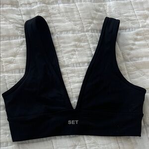 SET Active Black Sports Bra
